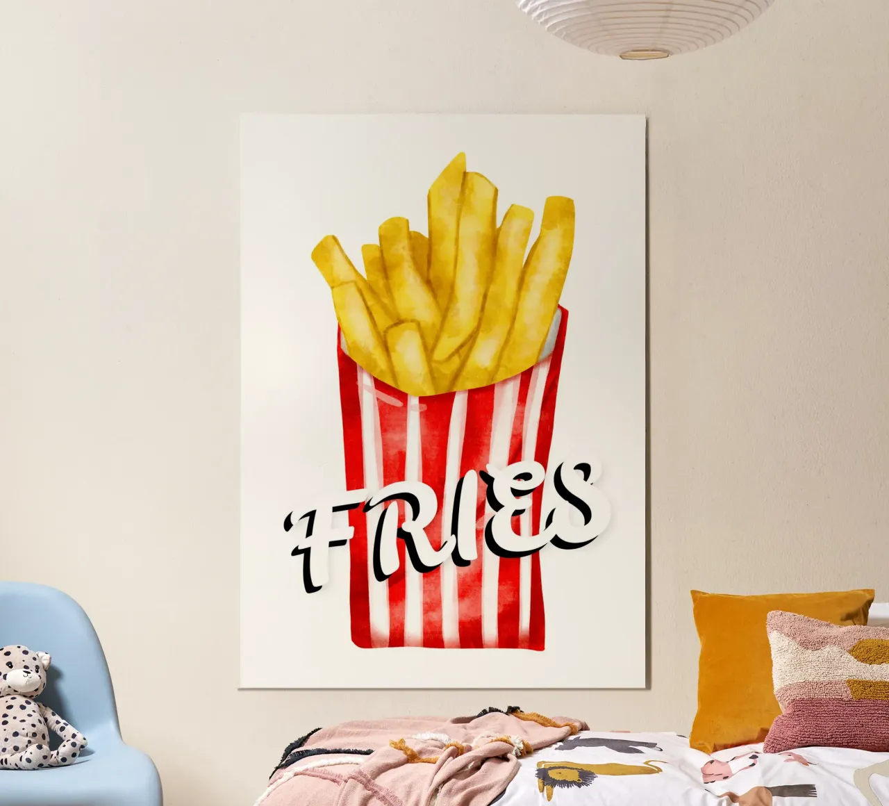 Fries poster van Funkydays