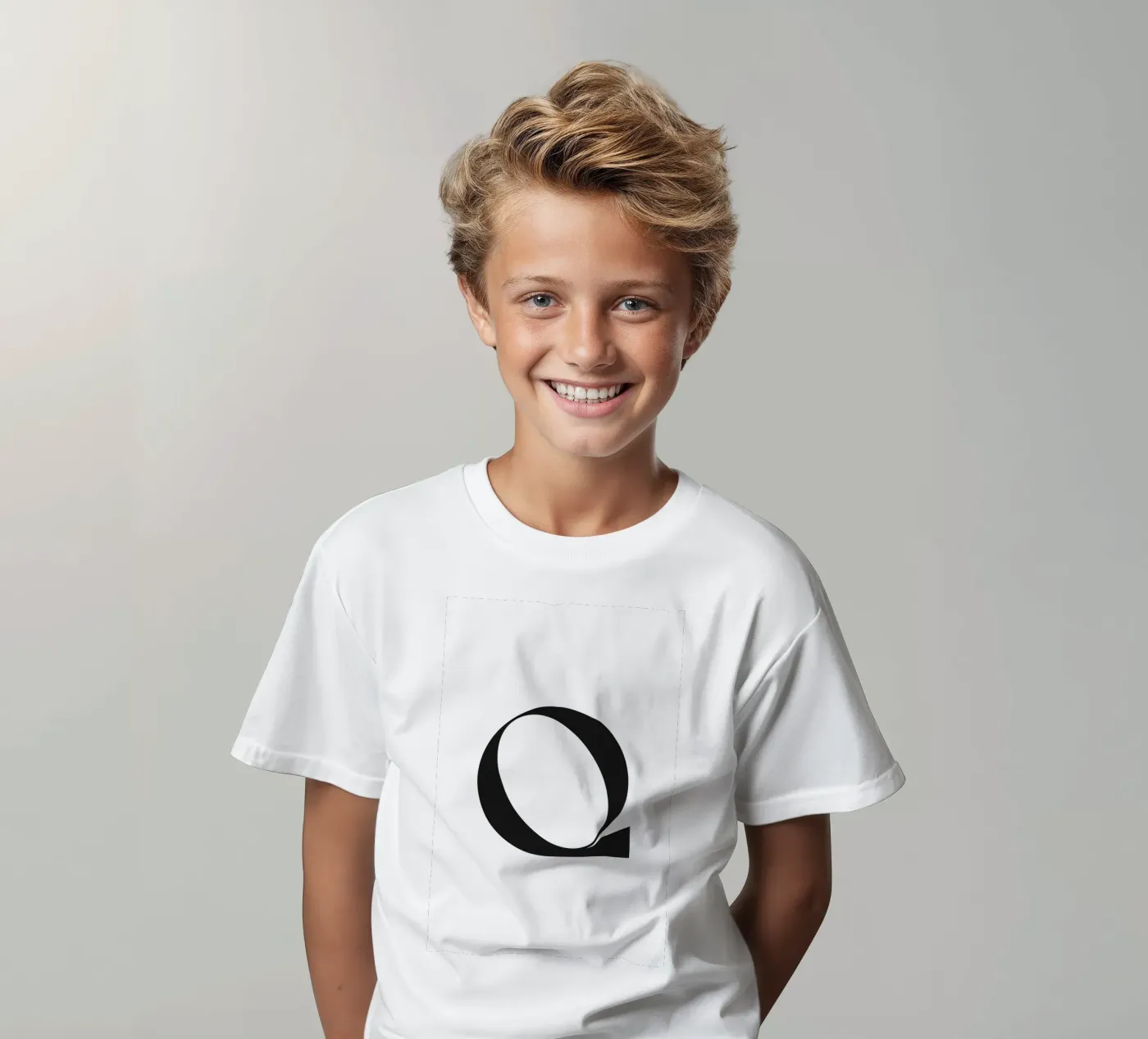 Q t-shirt bambini da n.4