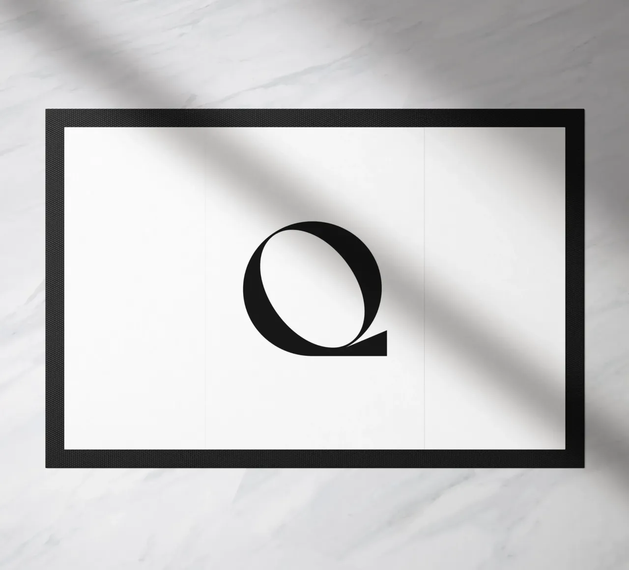 Q doormat by n.4