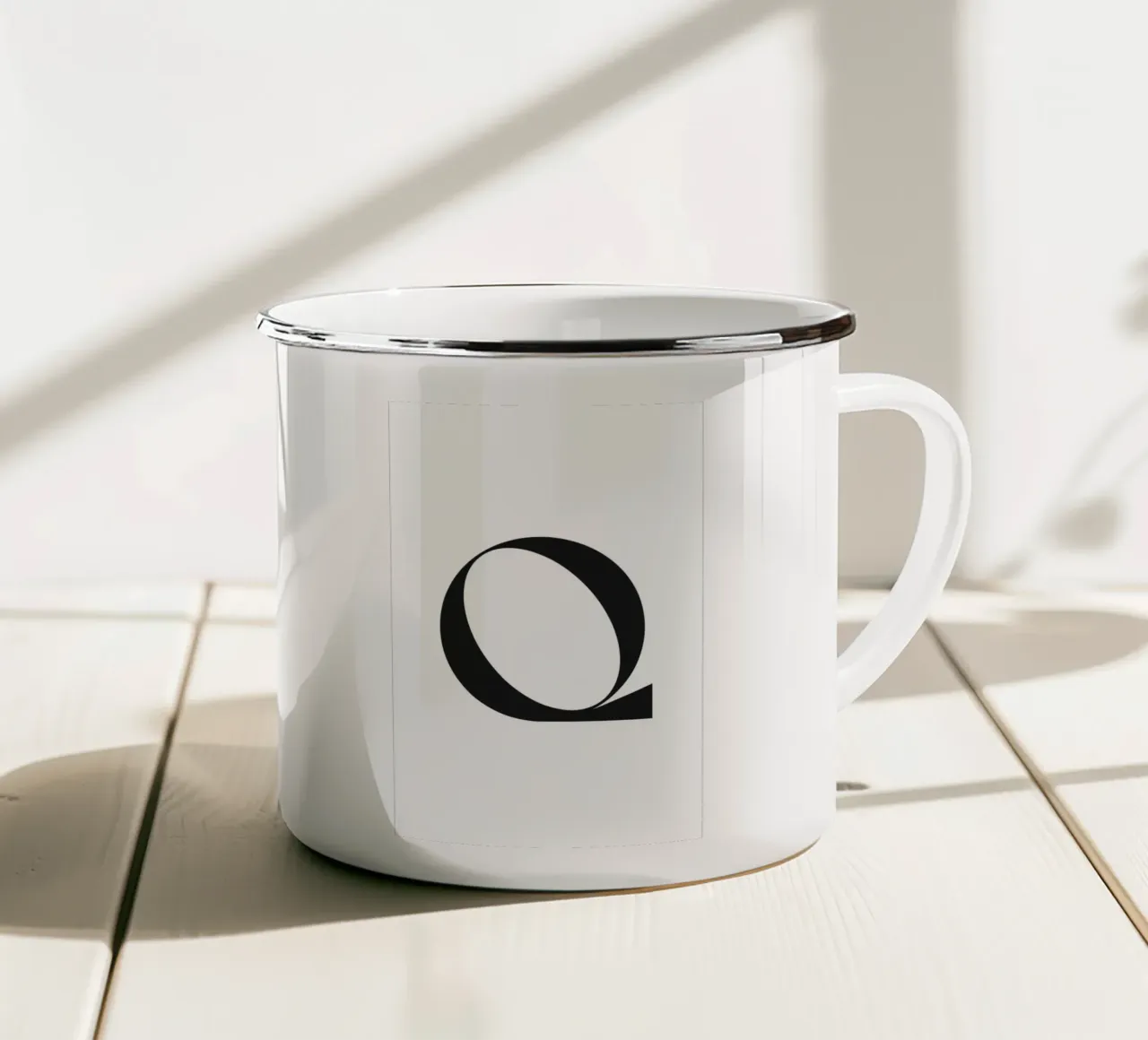 Q tazza in smalto da n.4
