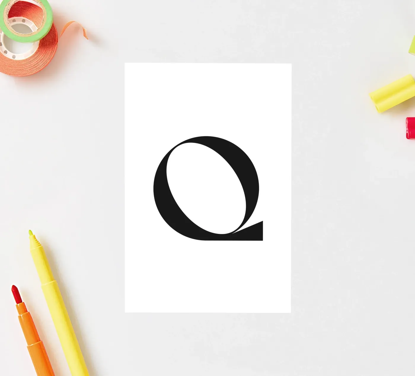 Q sticker by n.4