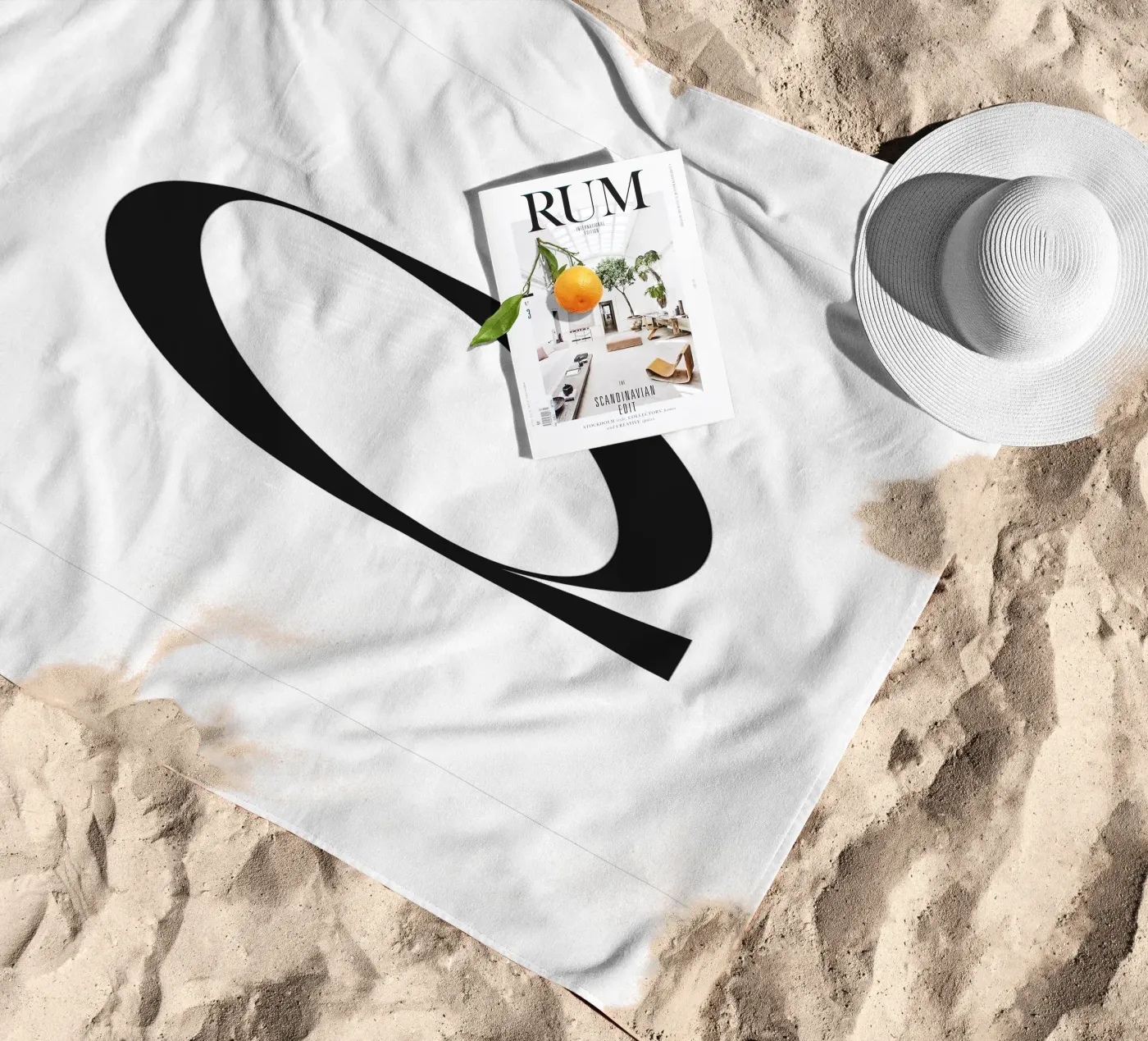 Q strandhanddoek van n.4