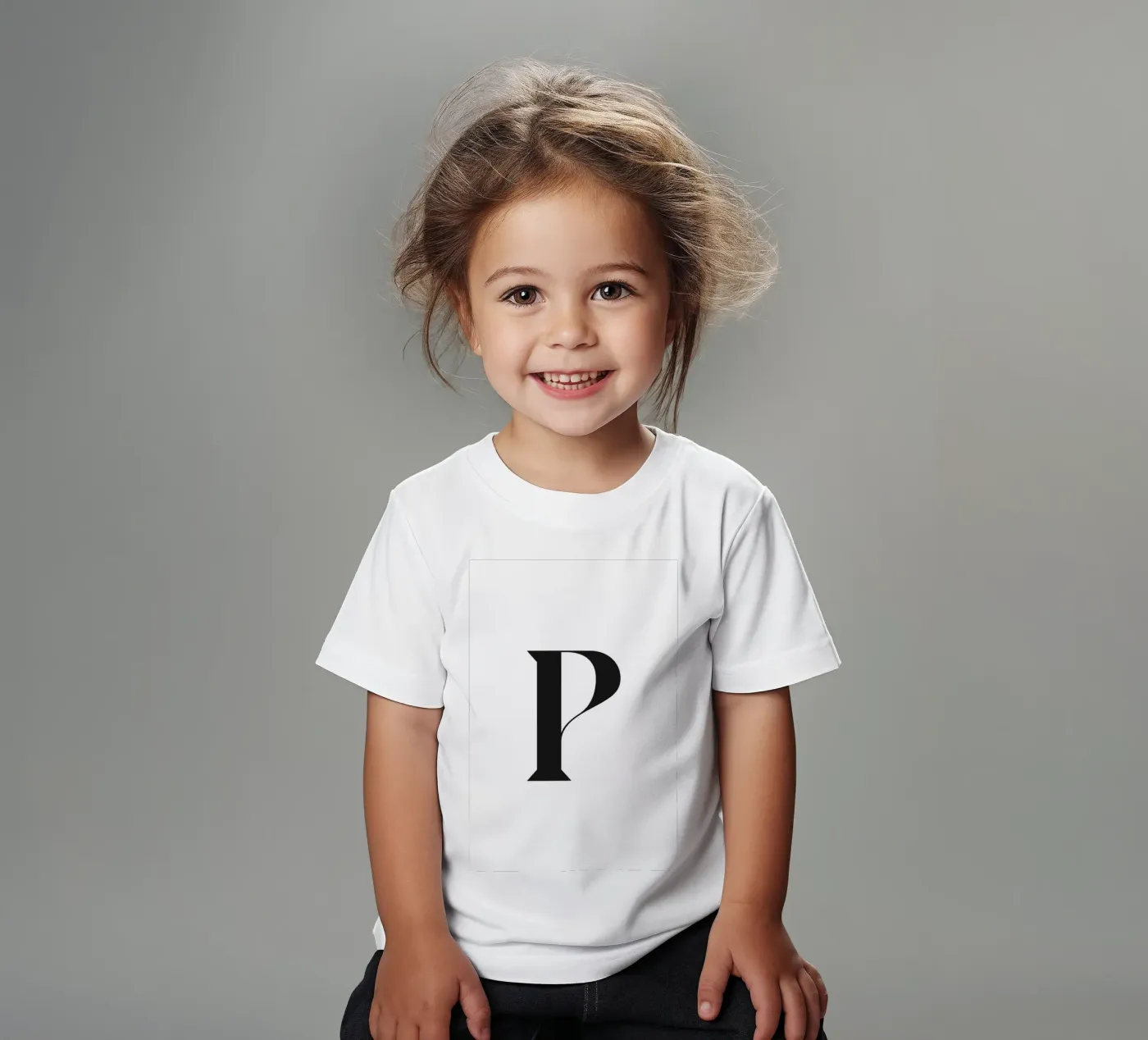 P t-shirt bambini da n.4