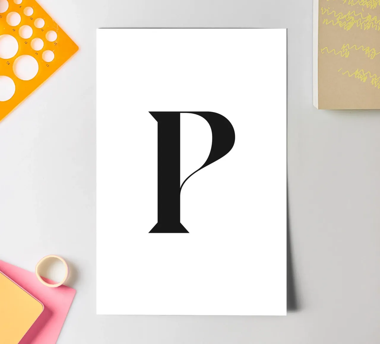 P sticker sheet by n.4