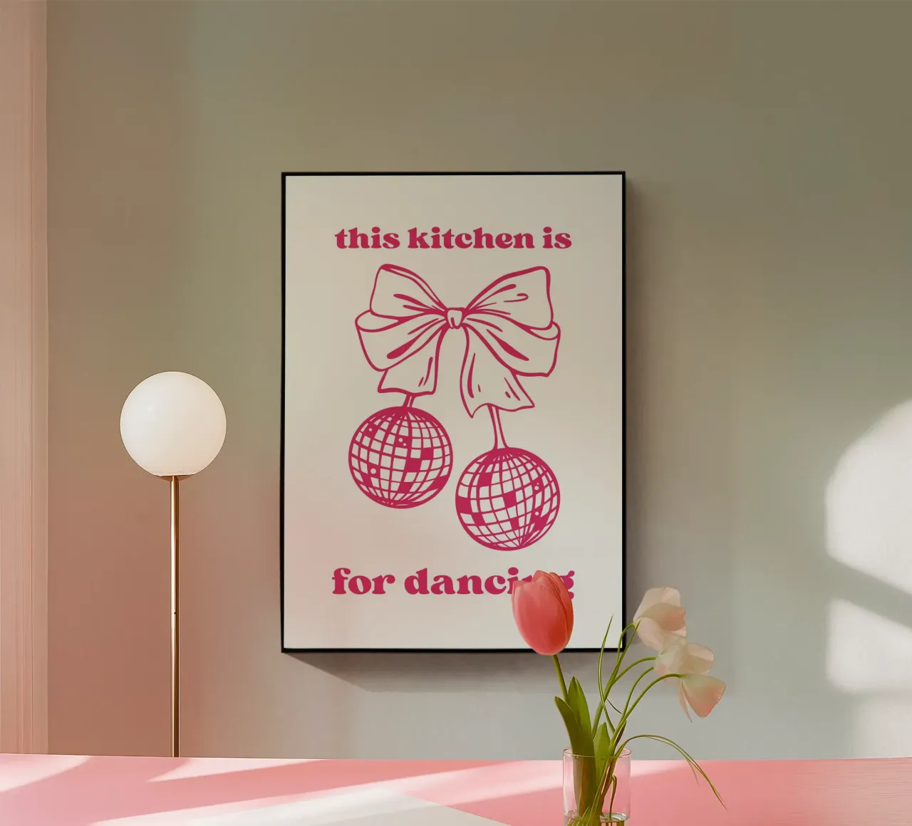 This kitchen is for dancing plexiglass da Funkydays