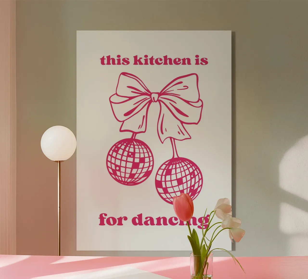 This kitchen is for dancing plexiglass da Funkydays