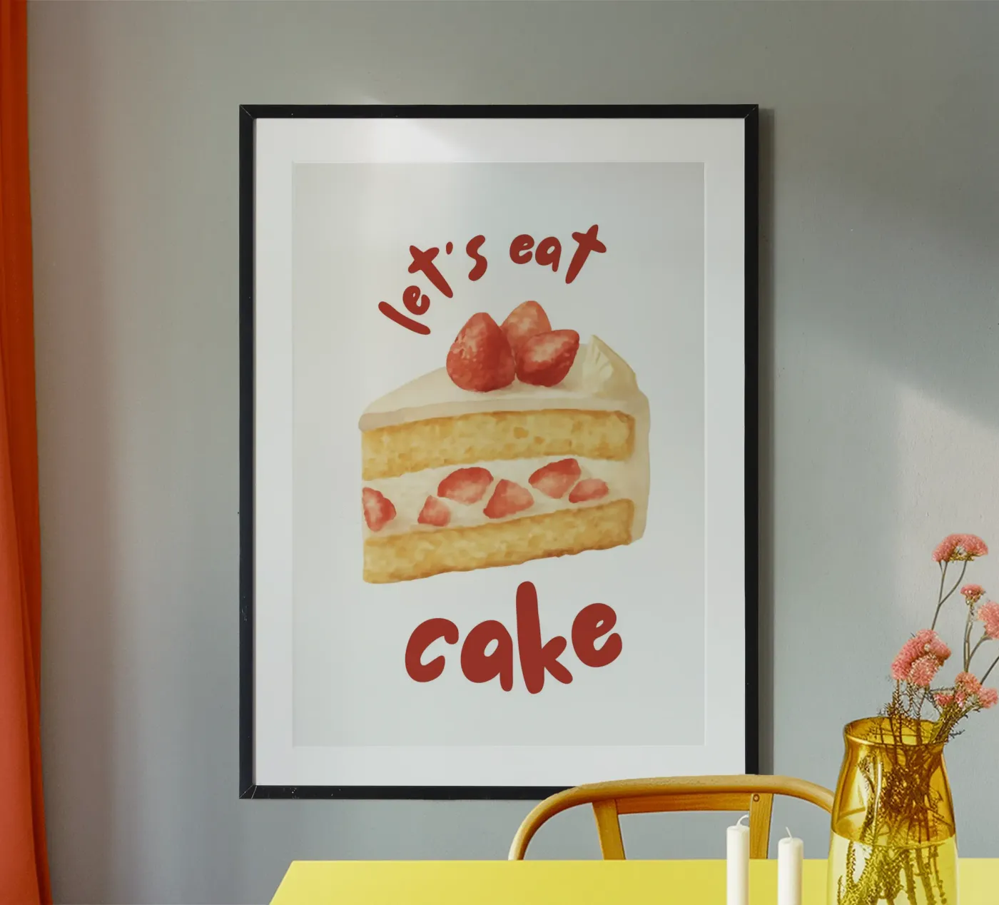 Let's eat cake poster da Funkydays