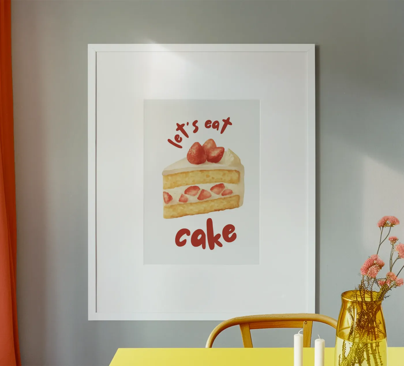 Let's eat cake poster da Funkydays