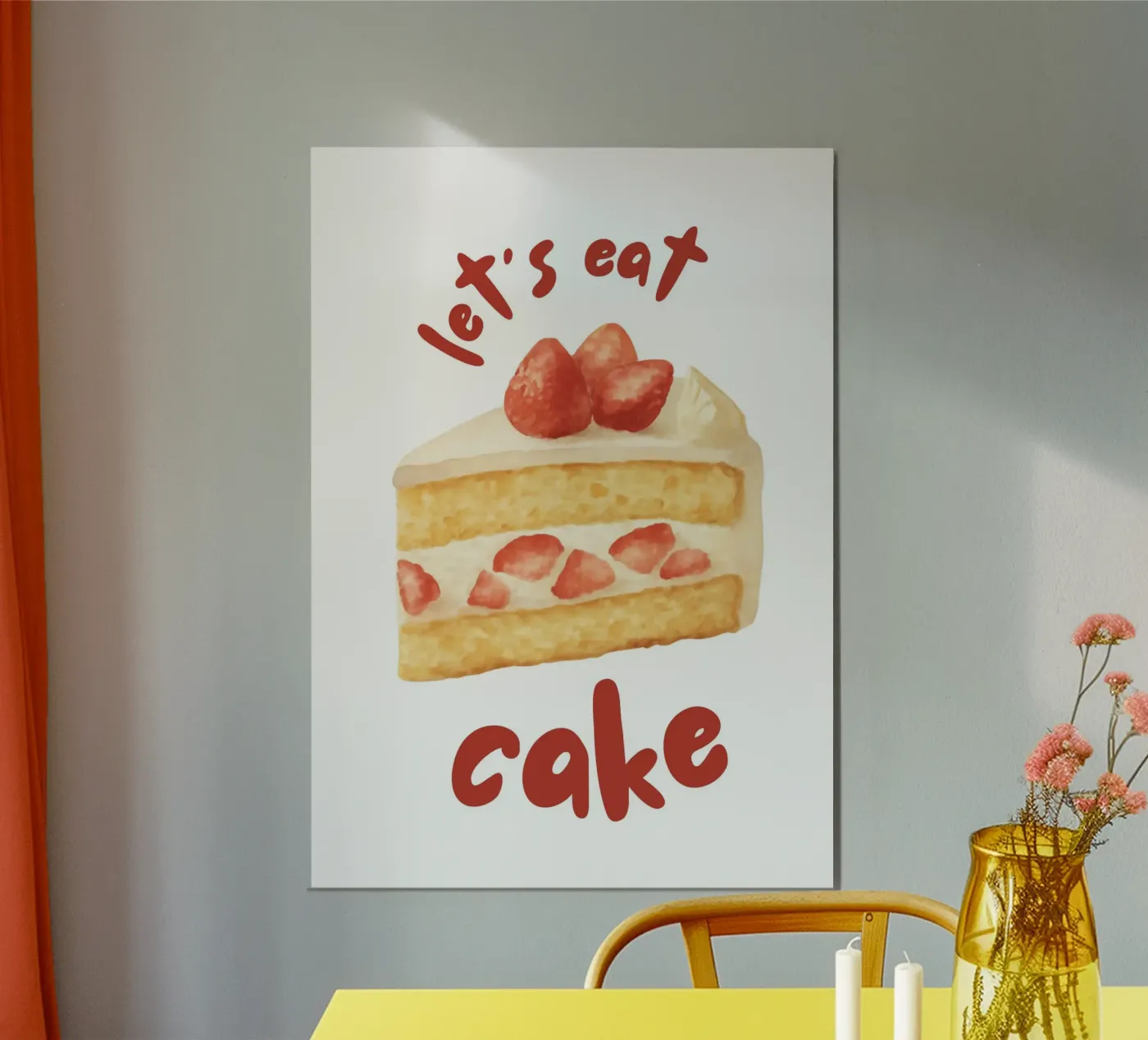 Let's eat cake poster da Funkydays