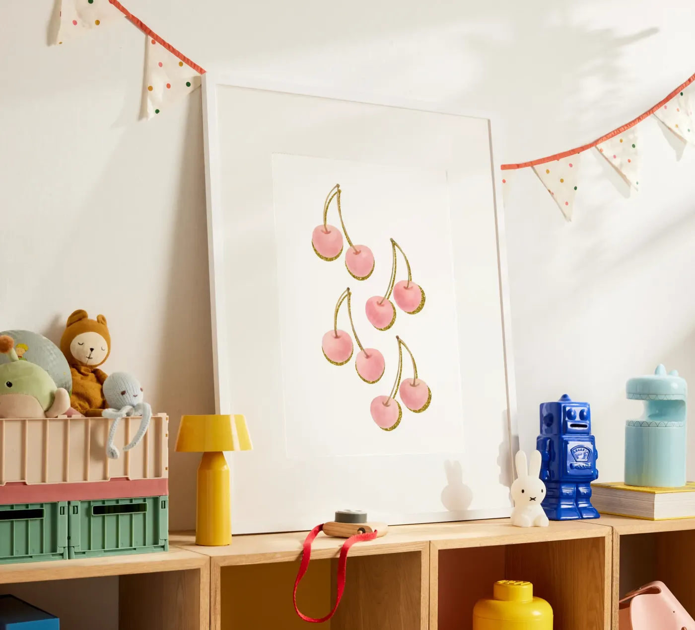 Cherries poster van Funkydays
