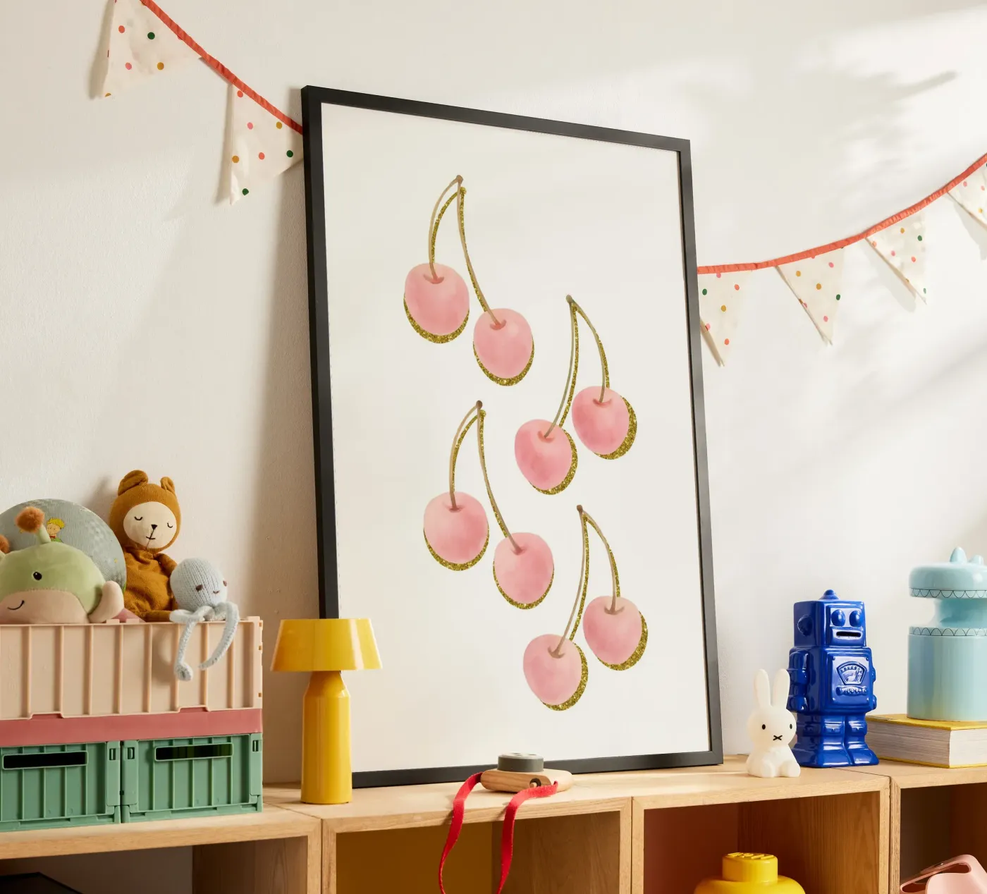 Cherries poster van Funkydays