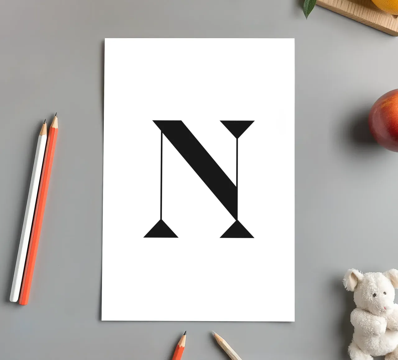 N sticker sheet by n.4