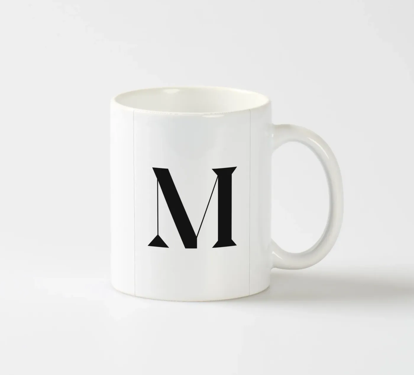 M ceramic mug by n.4