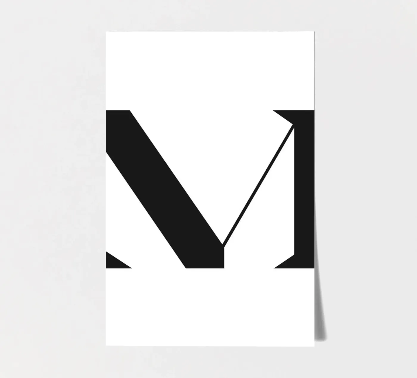 M sticker sheet by n.4