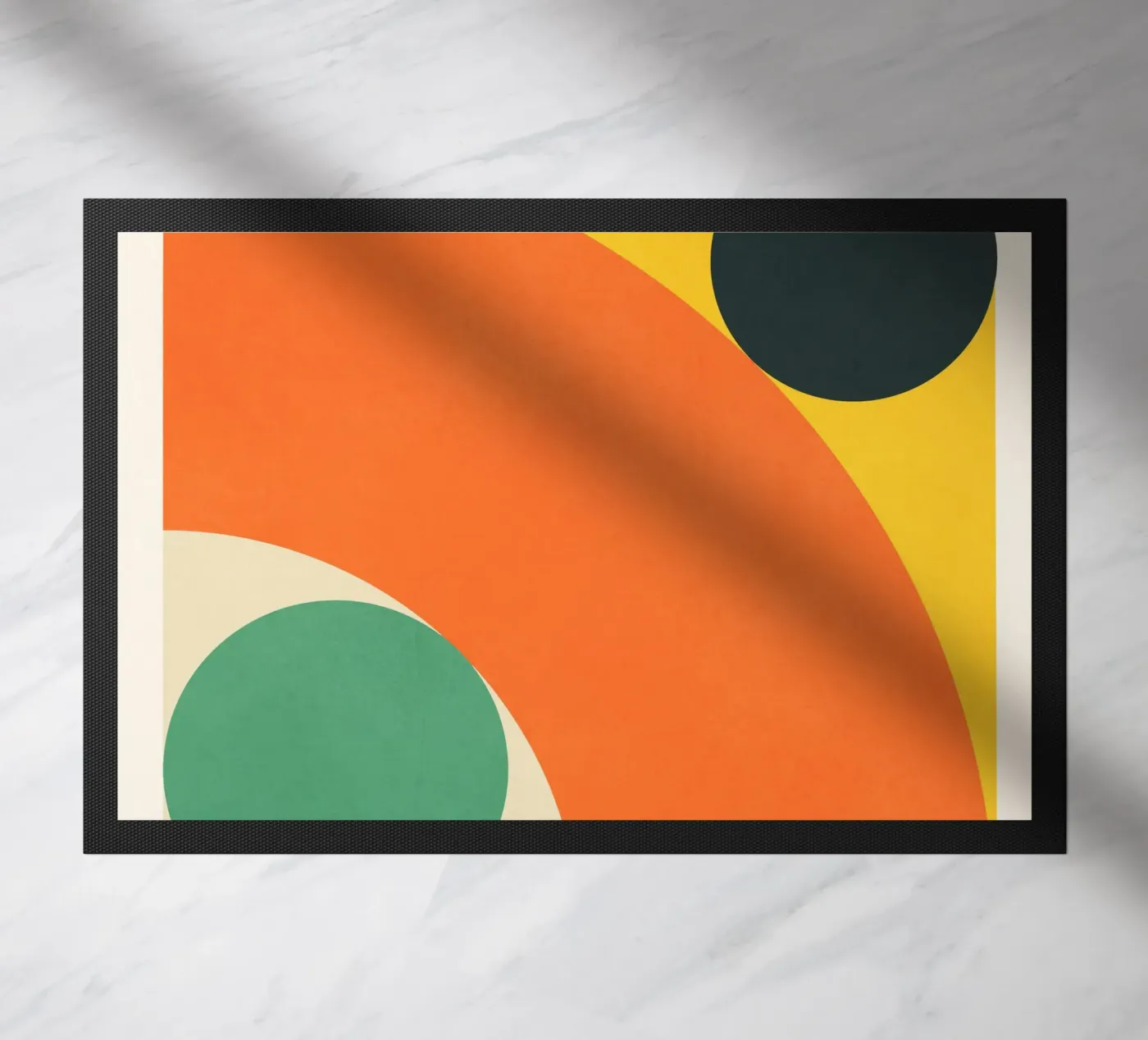 Round Flow V doormat by Flow Line 2