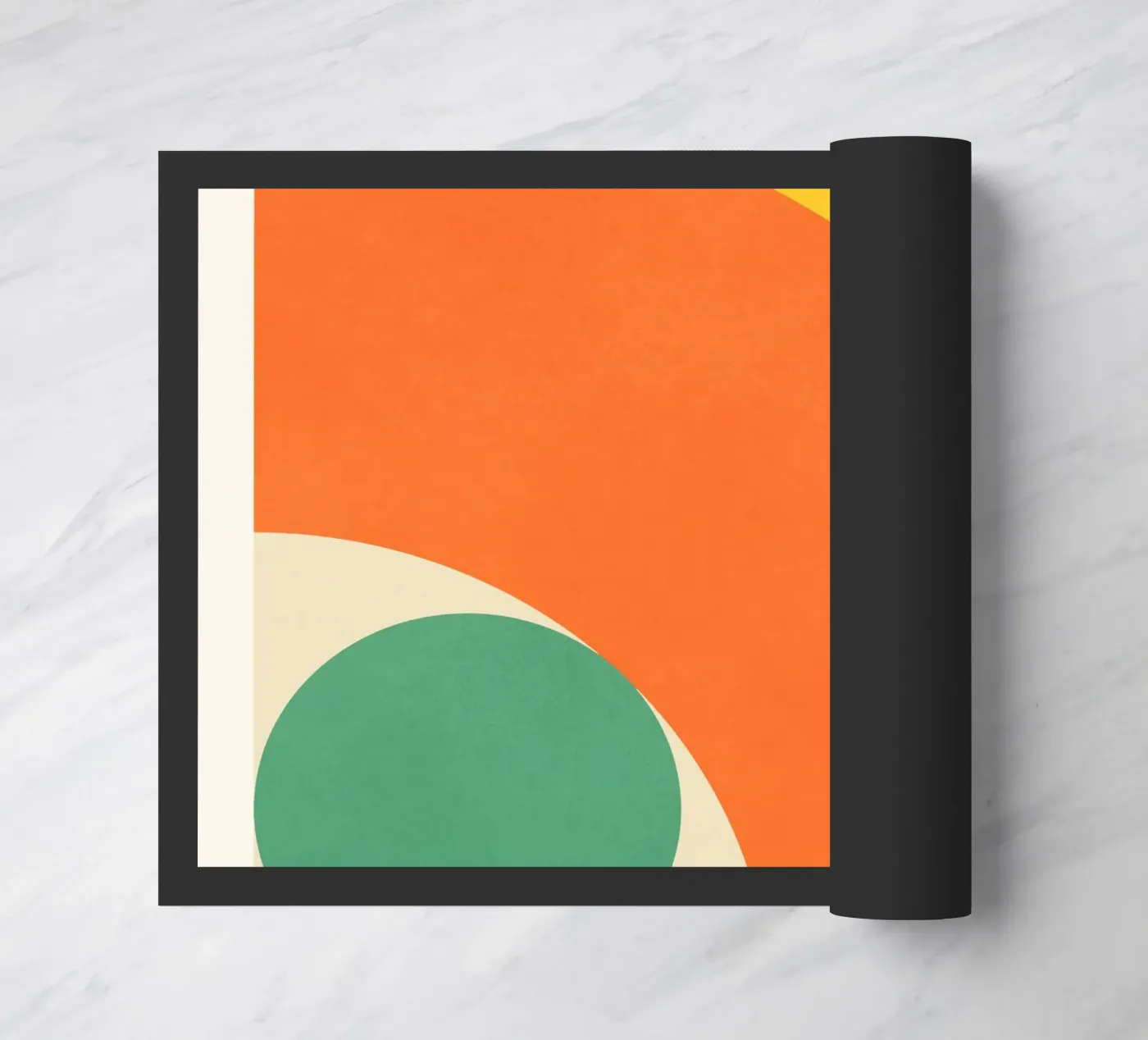 Round Flow V doormat by Flow Line 2