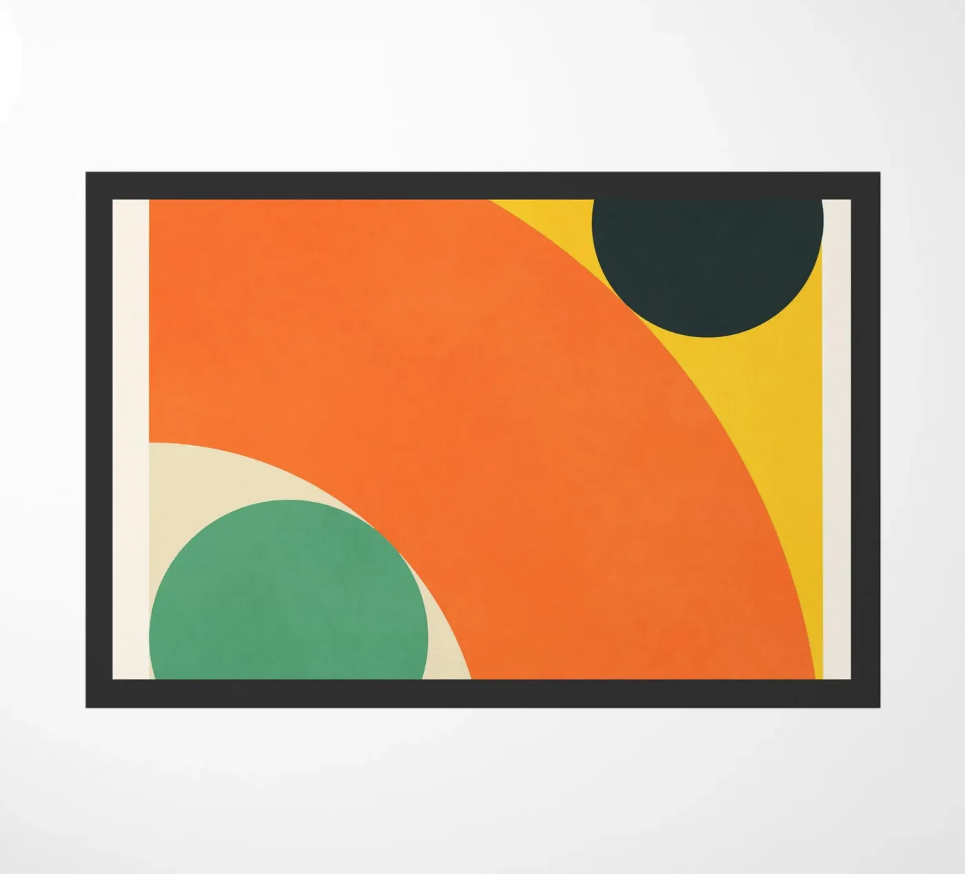 Round Flow V doormat by Flow Line 2