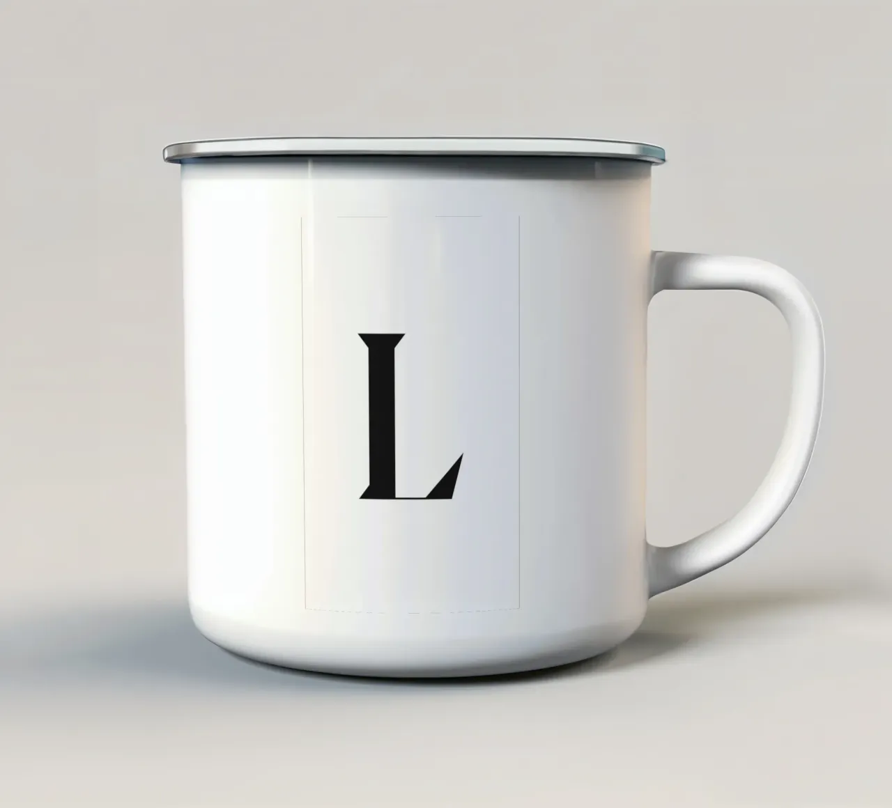 L tazza in smalto da n.4