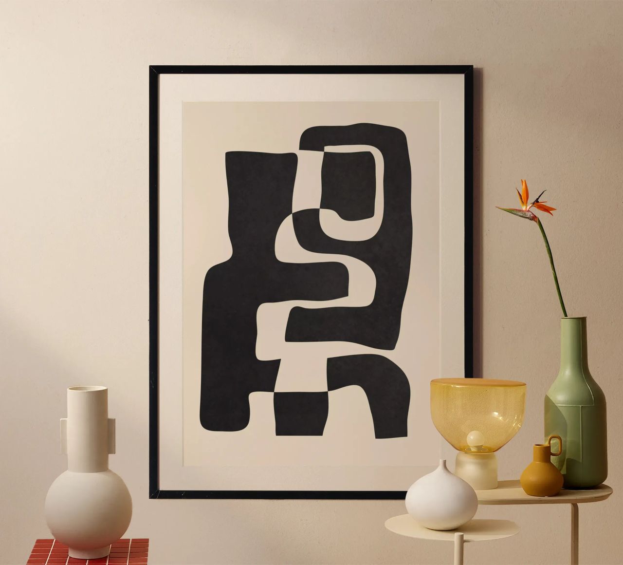 Art abstrait 55 poster de ThingDesign