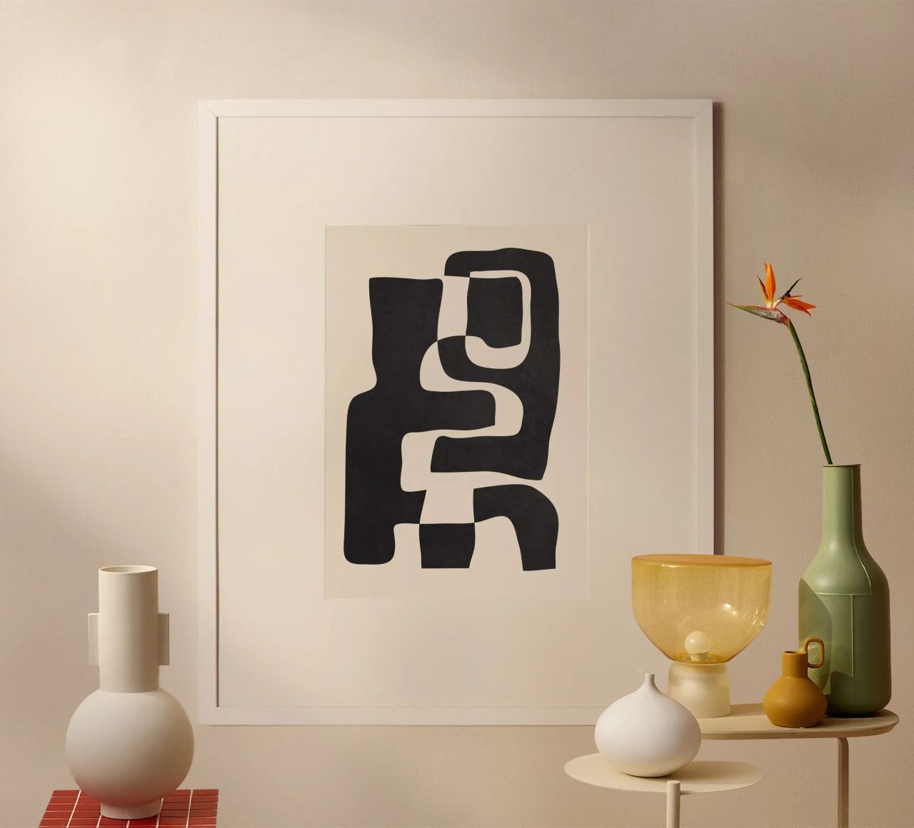 Art abstrait 55 poster de ThingDesign