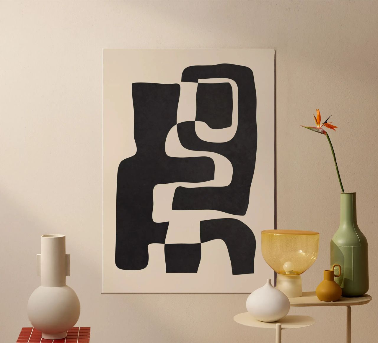 Art abstrait 55 poster de ThingDesign