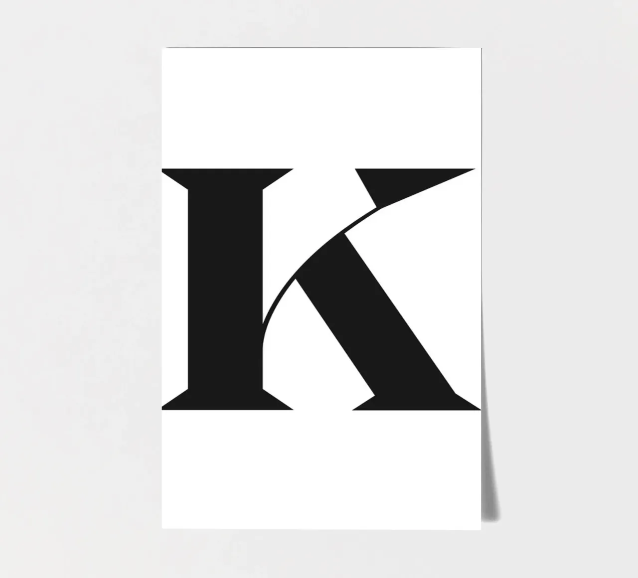 K sticker sheet by n.4