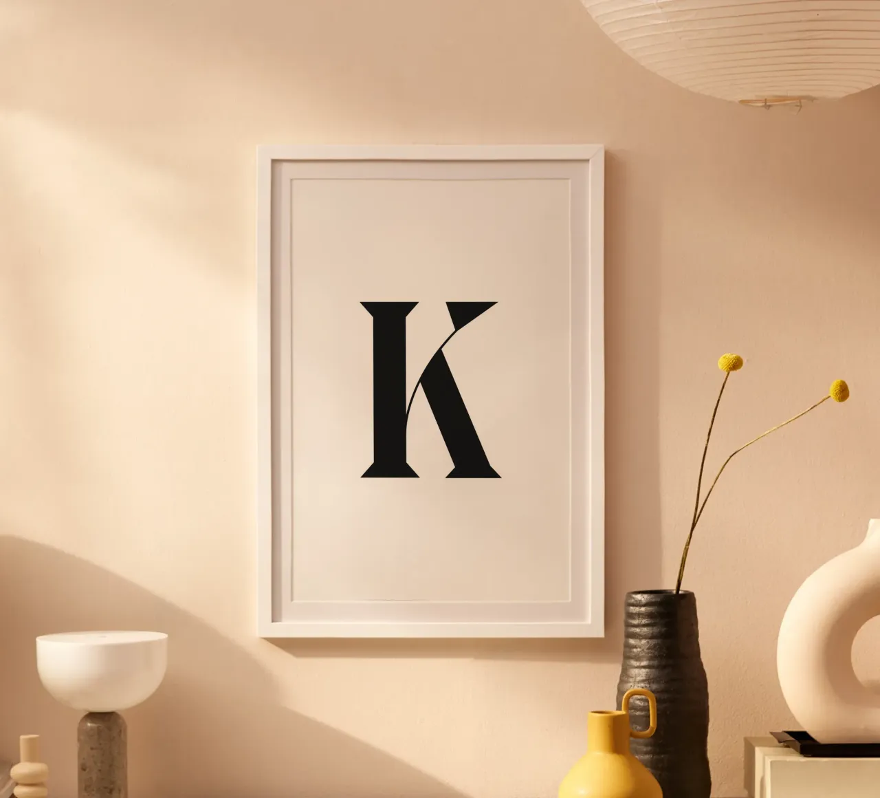K poster con telaio in alluminio da n.4