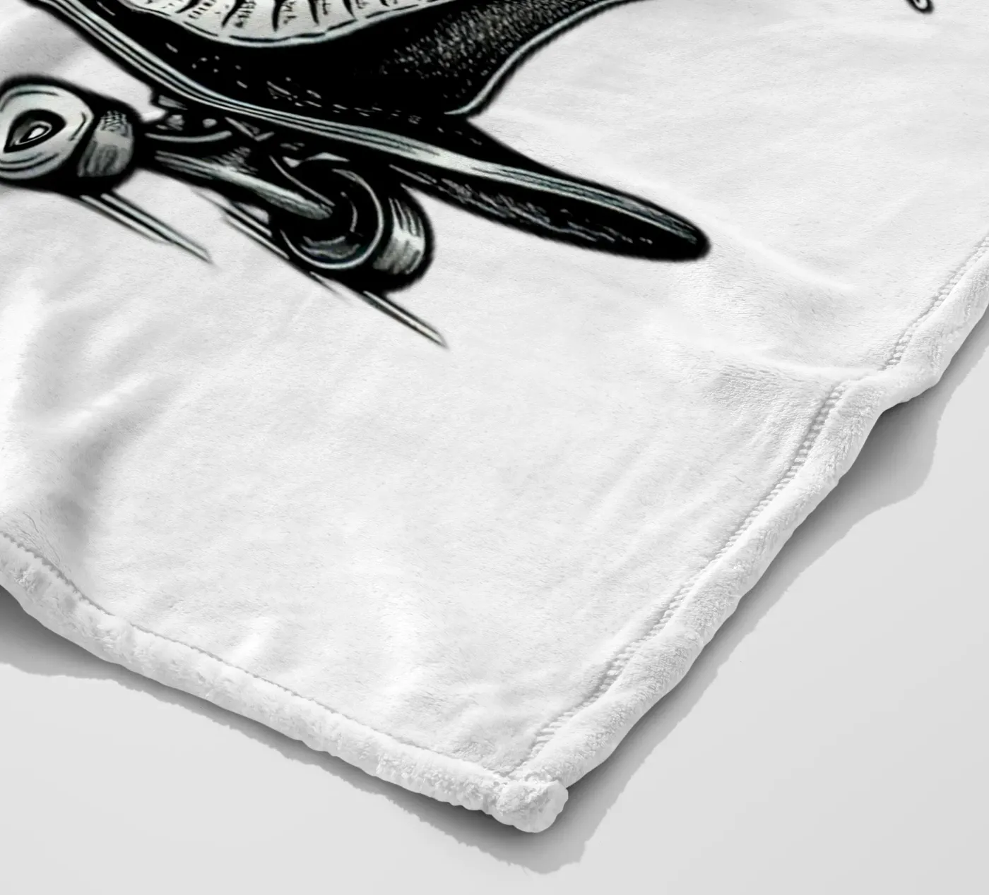 Shell on Wheels fleece blanket by thung thung
