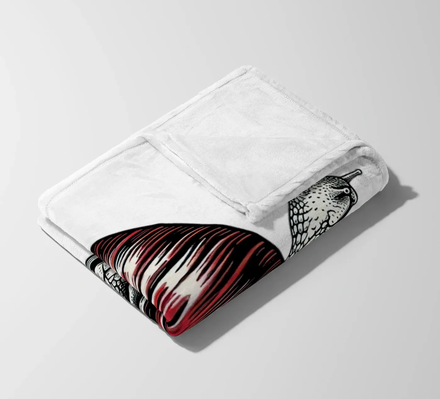 Shell on Wheels fleece blanket by thung thung