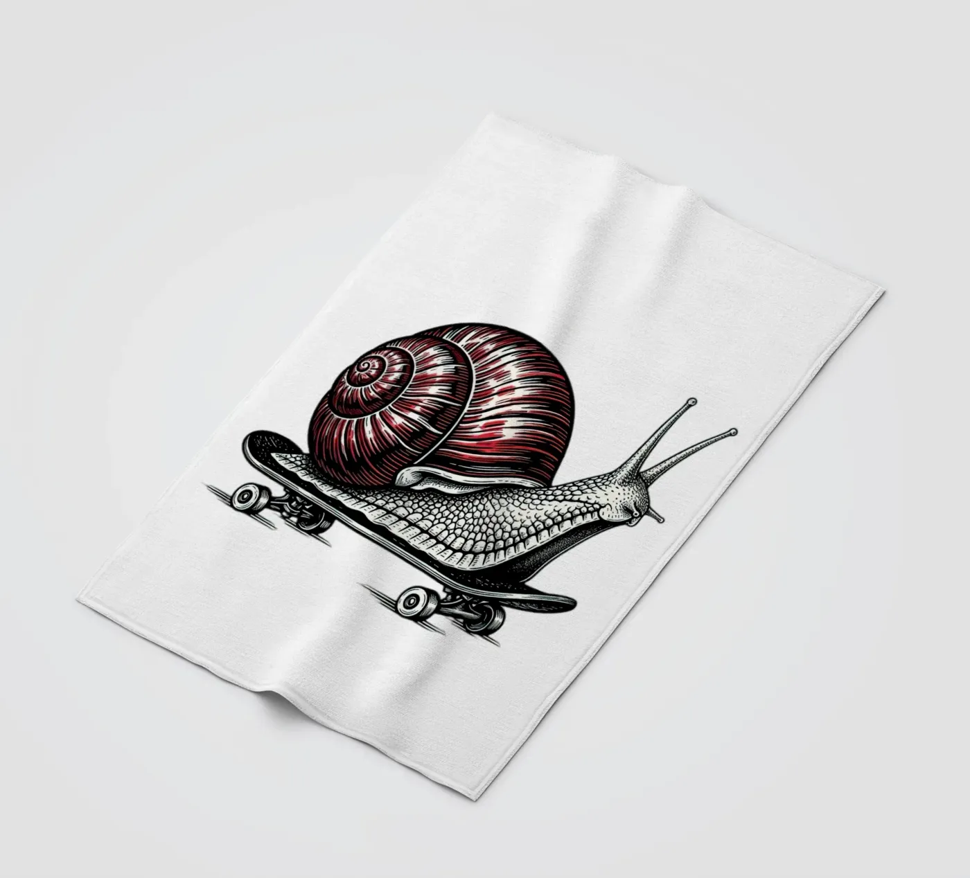 Shell on Wheels fleece blanket by thung thung