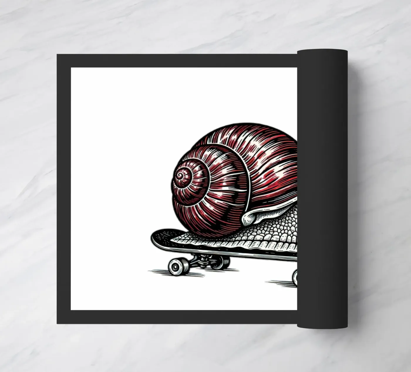 Shell on Wheels doormat by thung thung