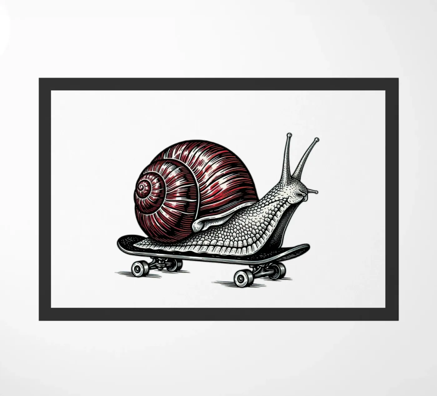 Shell on Wheels doormat by thung thung