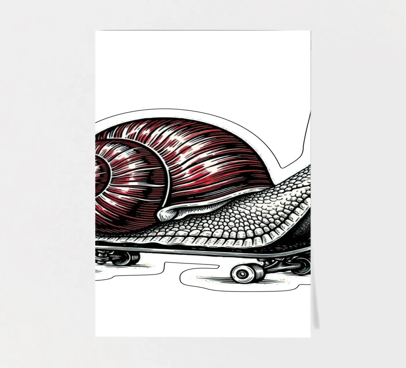 Shell on Wheels sticker sheet by thung thung