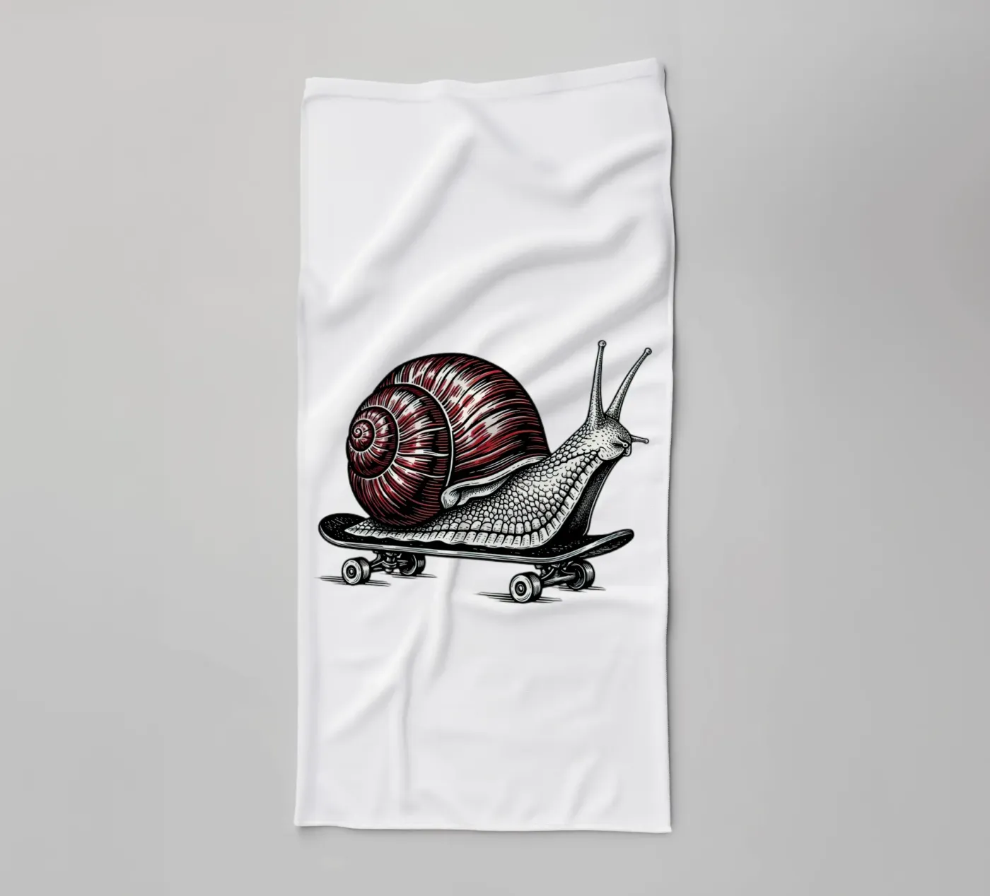 Shell on Wheels towel by thung thung