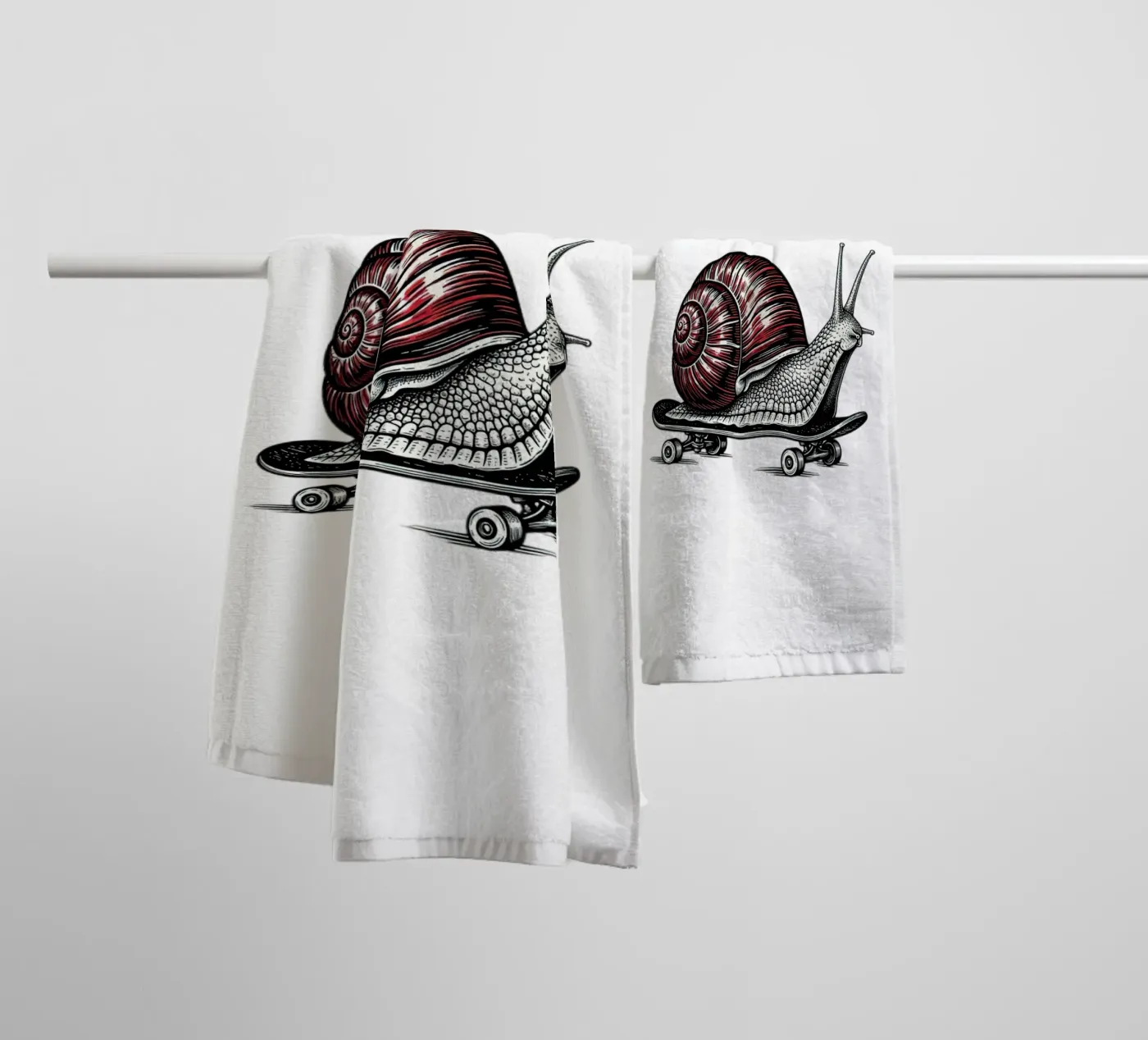 Shell on Wheels towel by thung thung