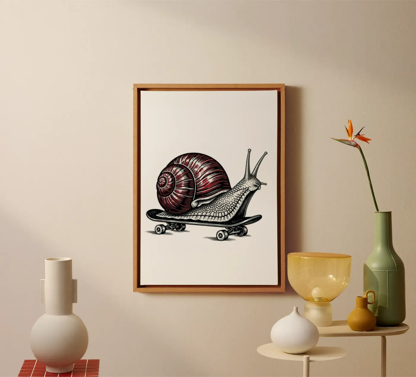 Shell on Wheels canvas by thung thung