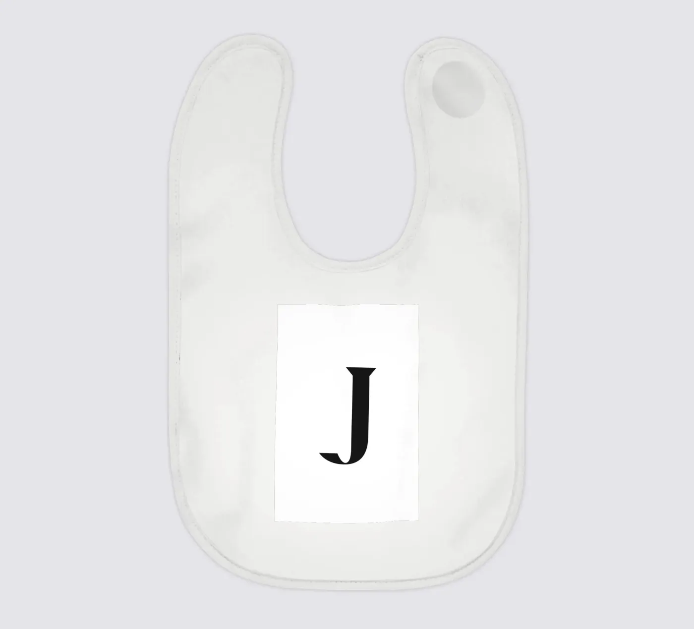 J baby bib by n.4