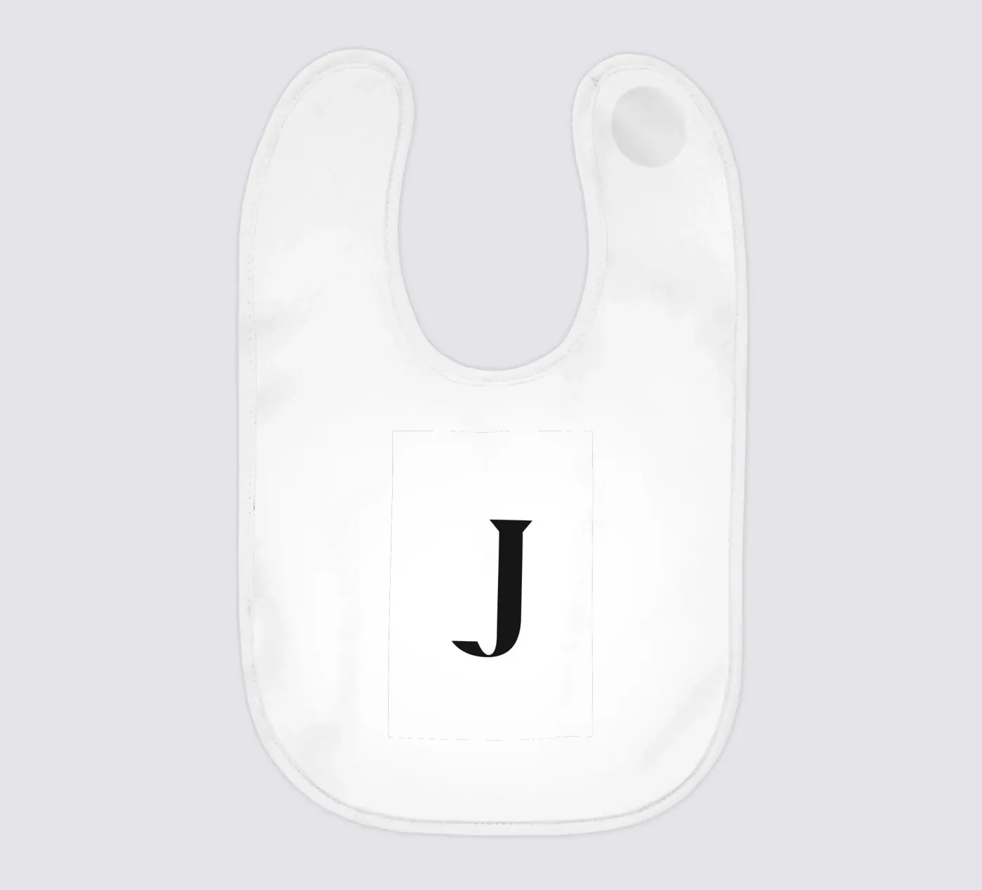 J baby bib by n.4