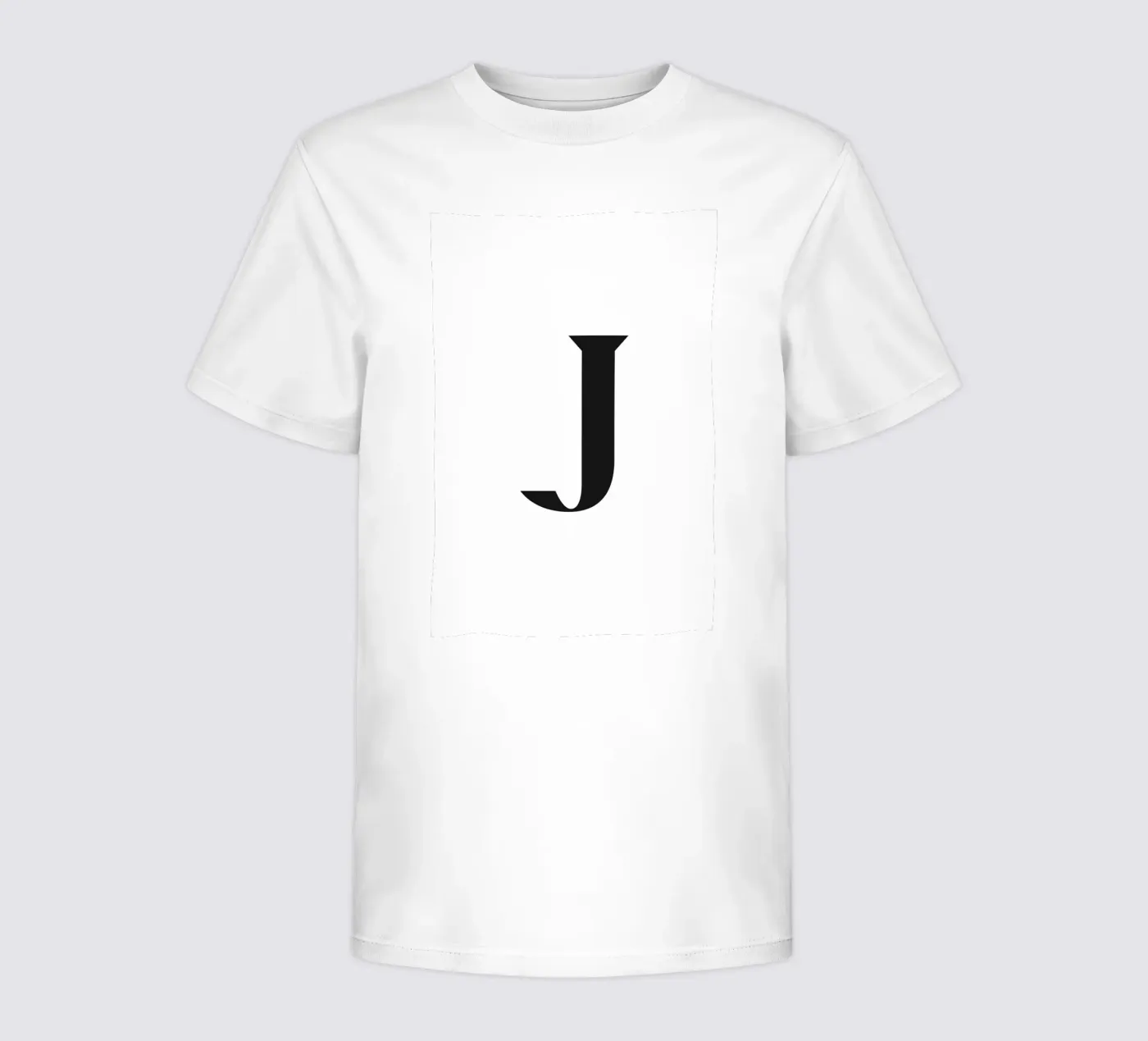 J t-shirt bambini da n.4