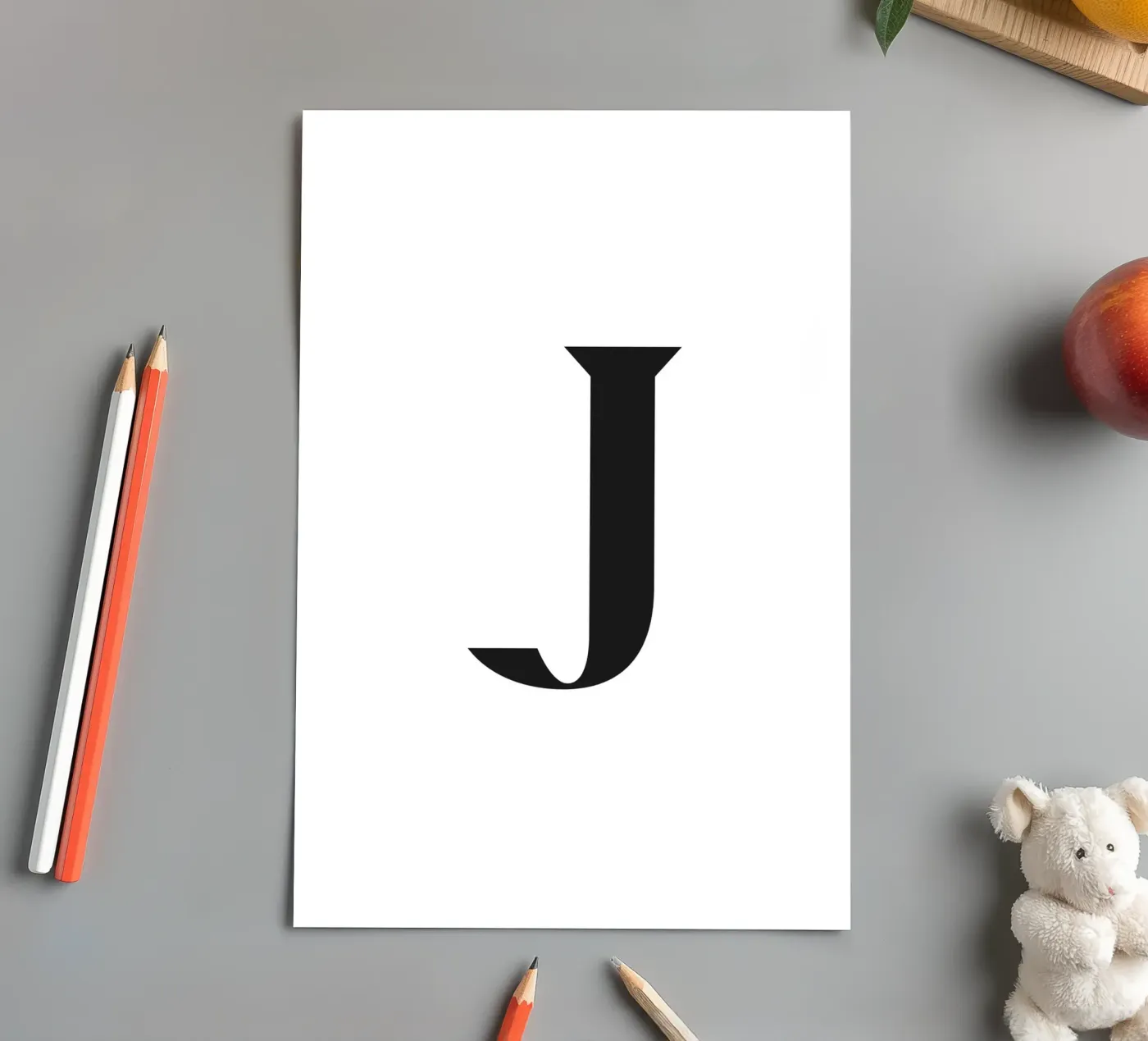 J sticker sheet by n.4