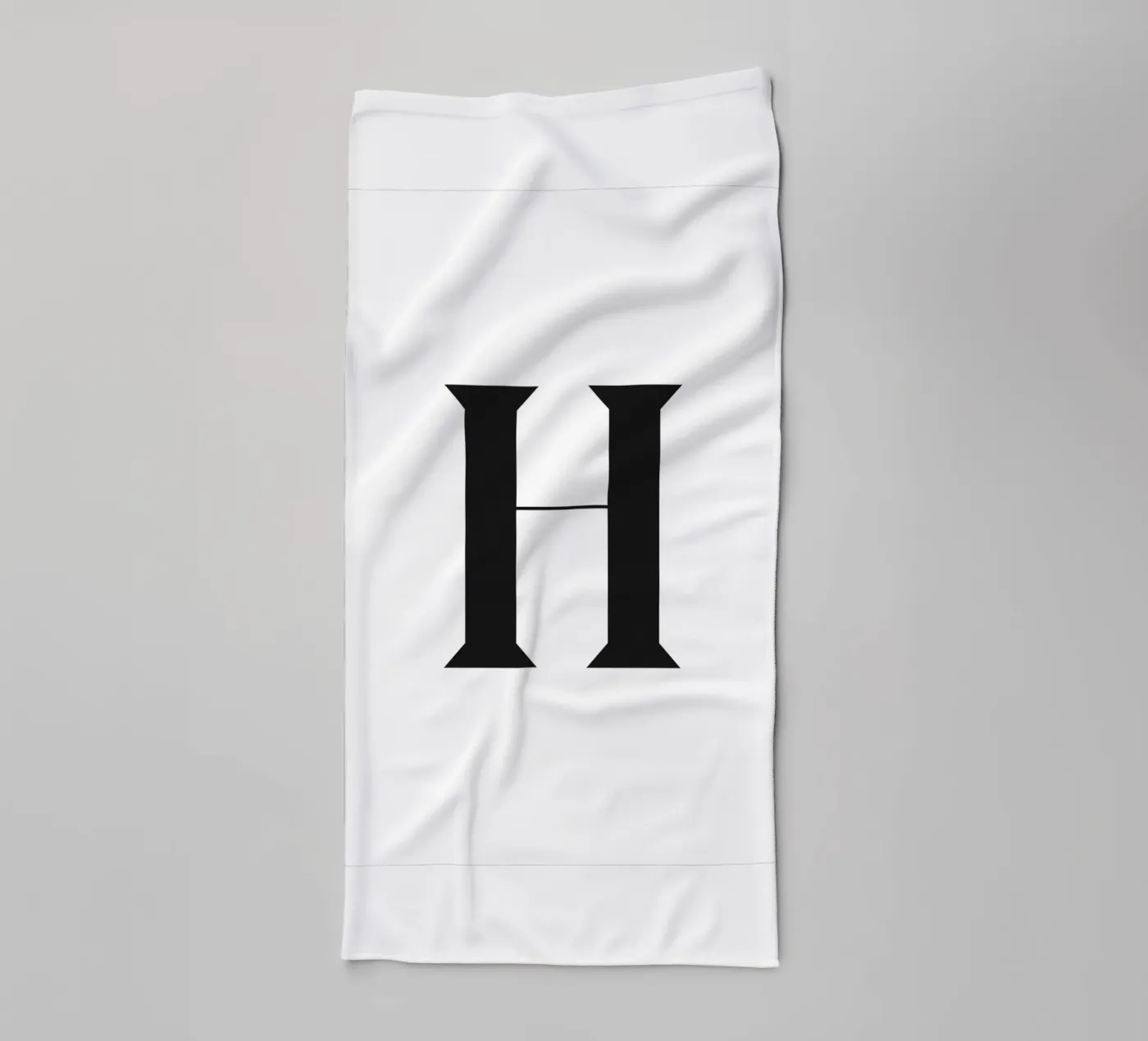 H towel by n.4
