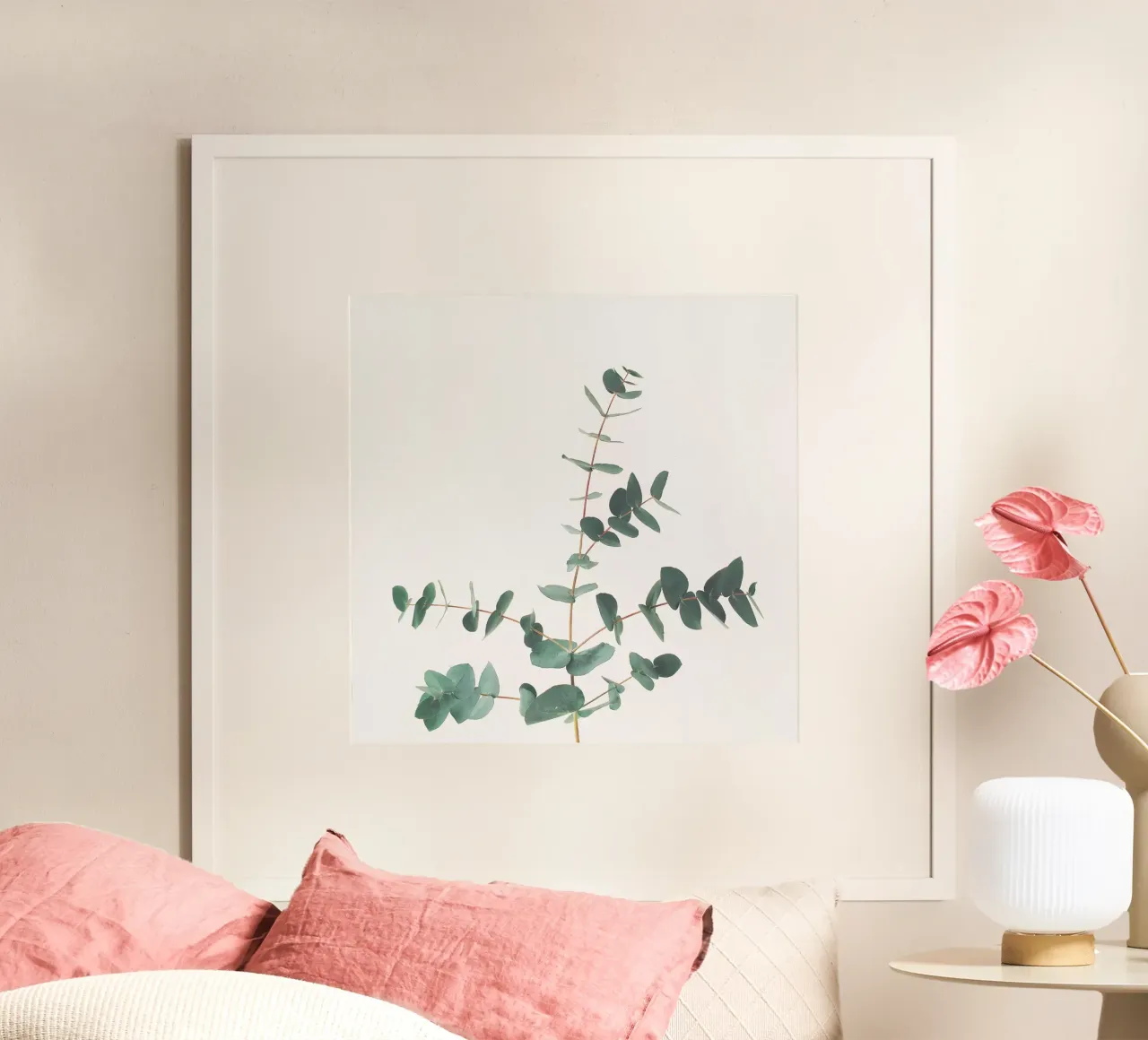 Eucalyptus poster con telaio in legno da Cassia Beck Photography