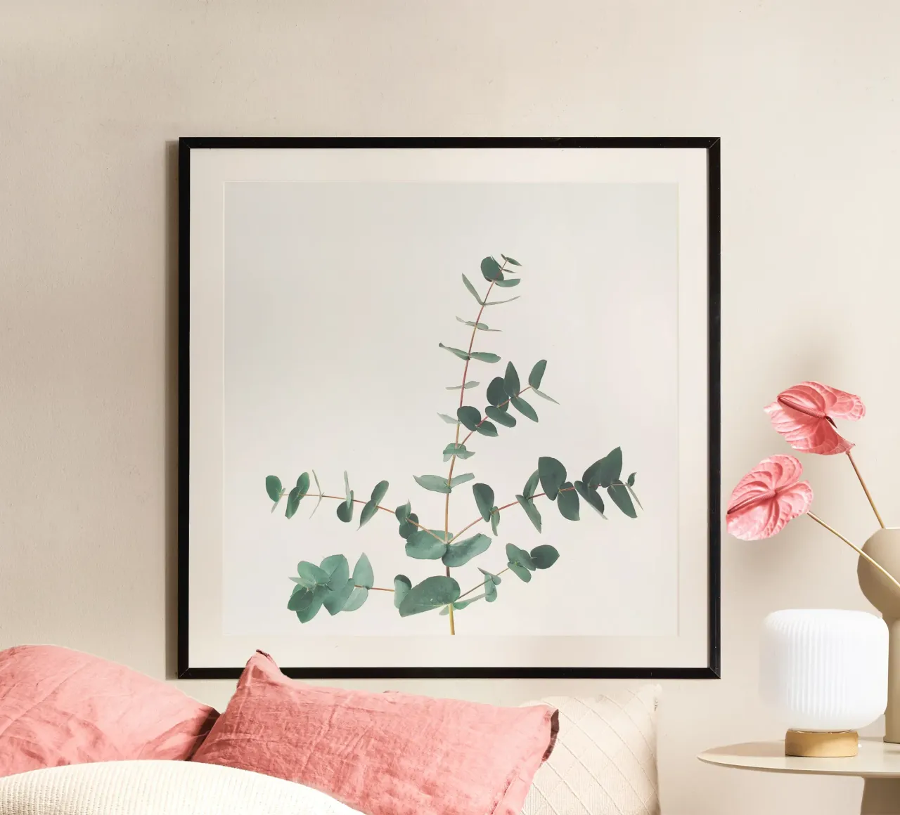 Eucalyptus poster con telaio in legno da Cassia Beck Photography