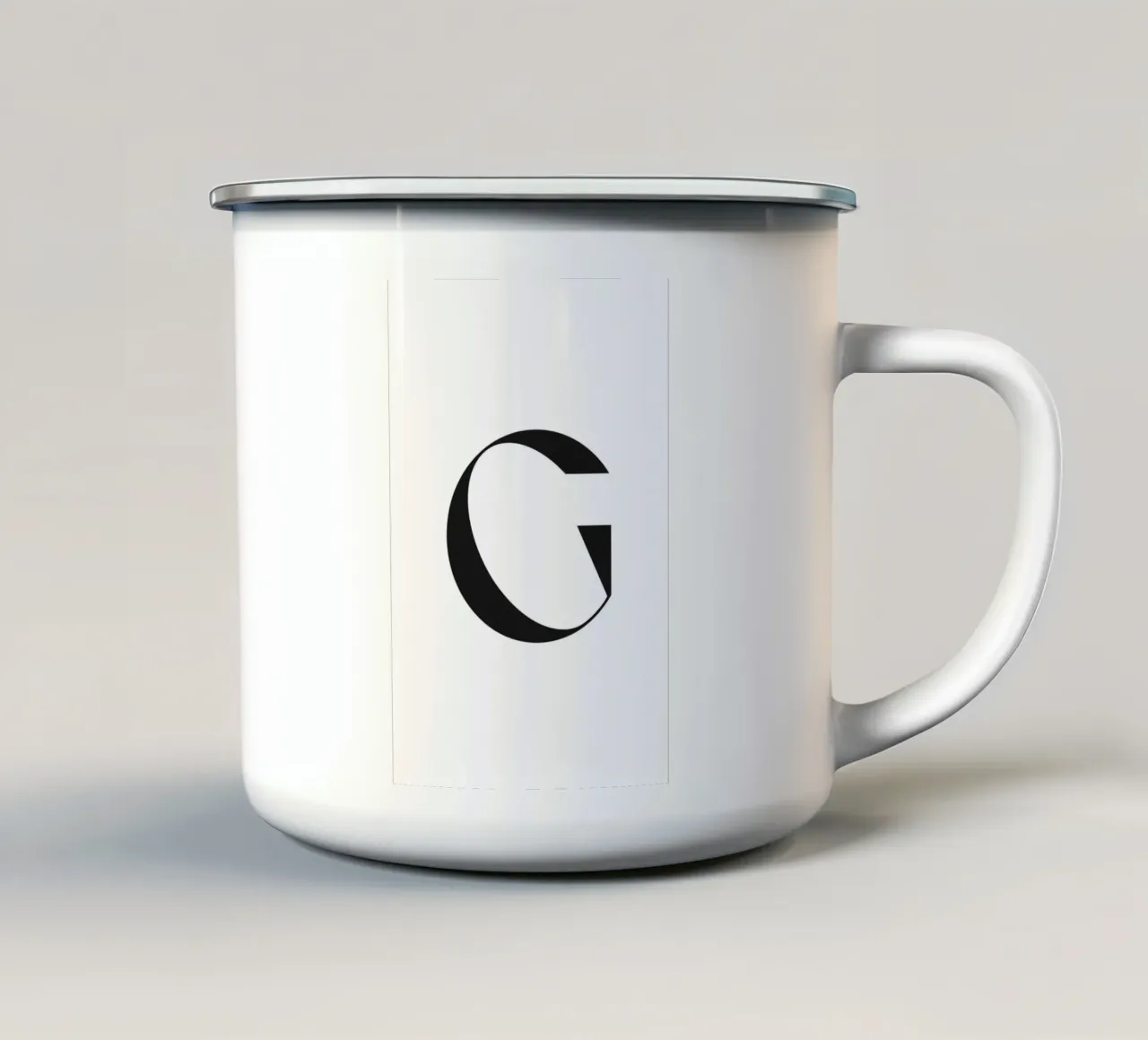 G tazza in smalto da n.4
