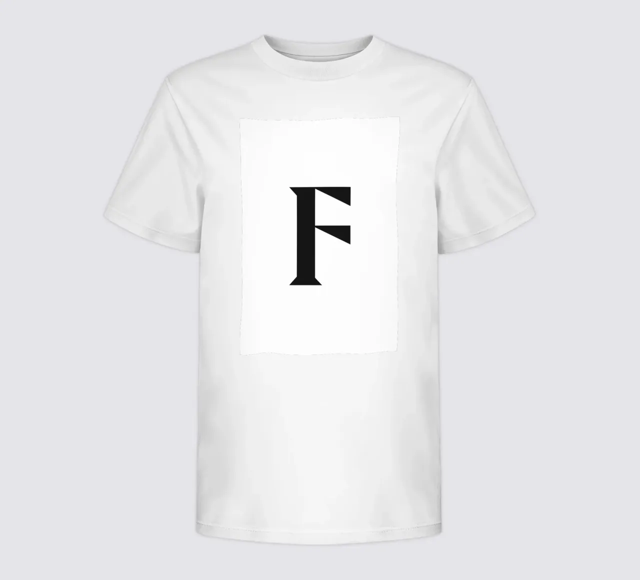 F t-shirt bambini da n.4