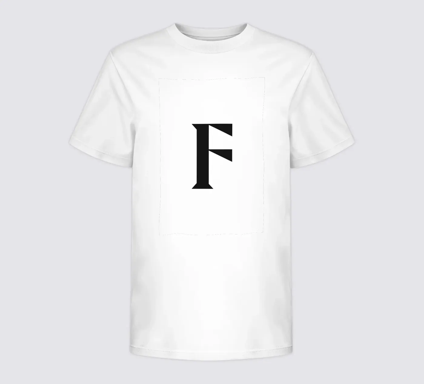 F t-shirt bambini da n.4