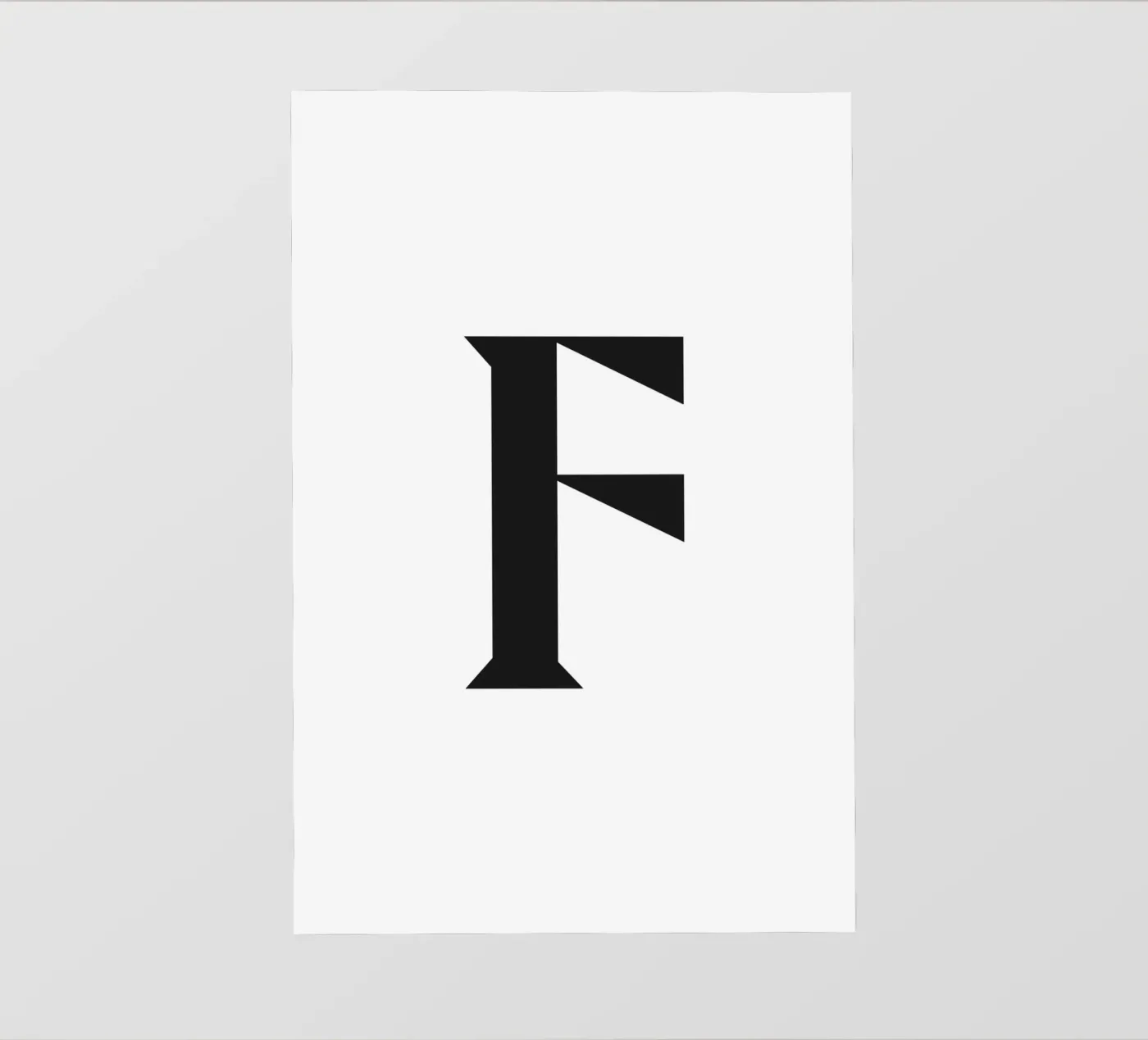 F backlit folie van n.4