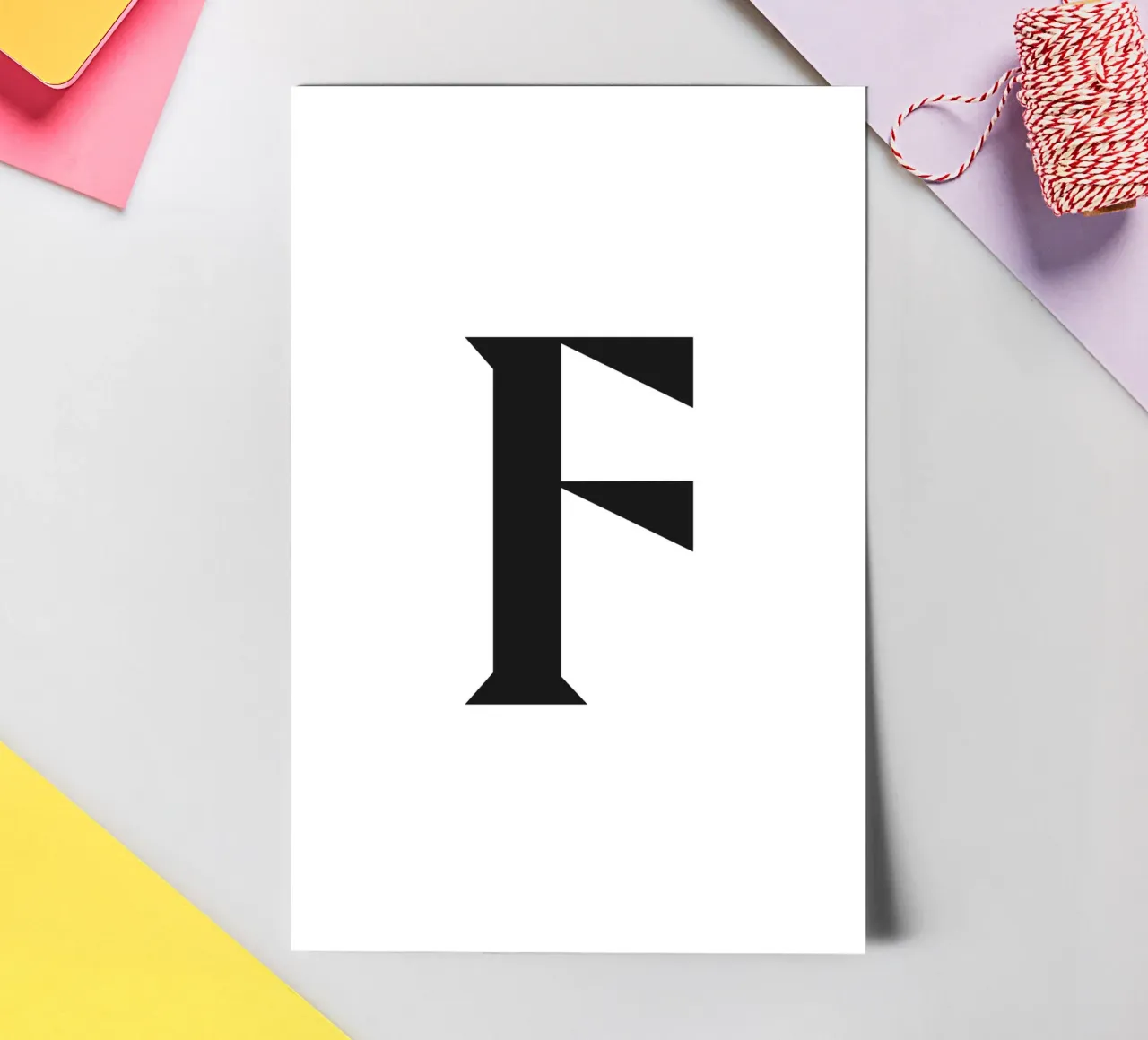 F sticker sheet by n.4