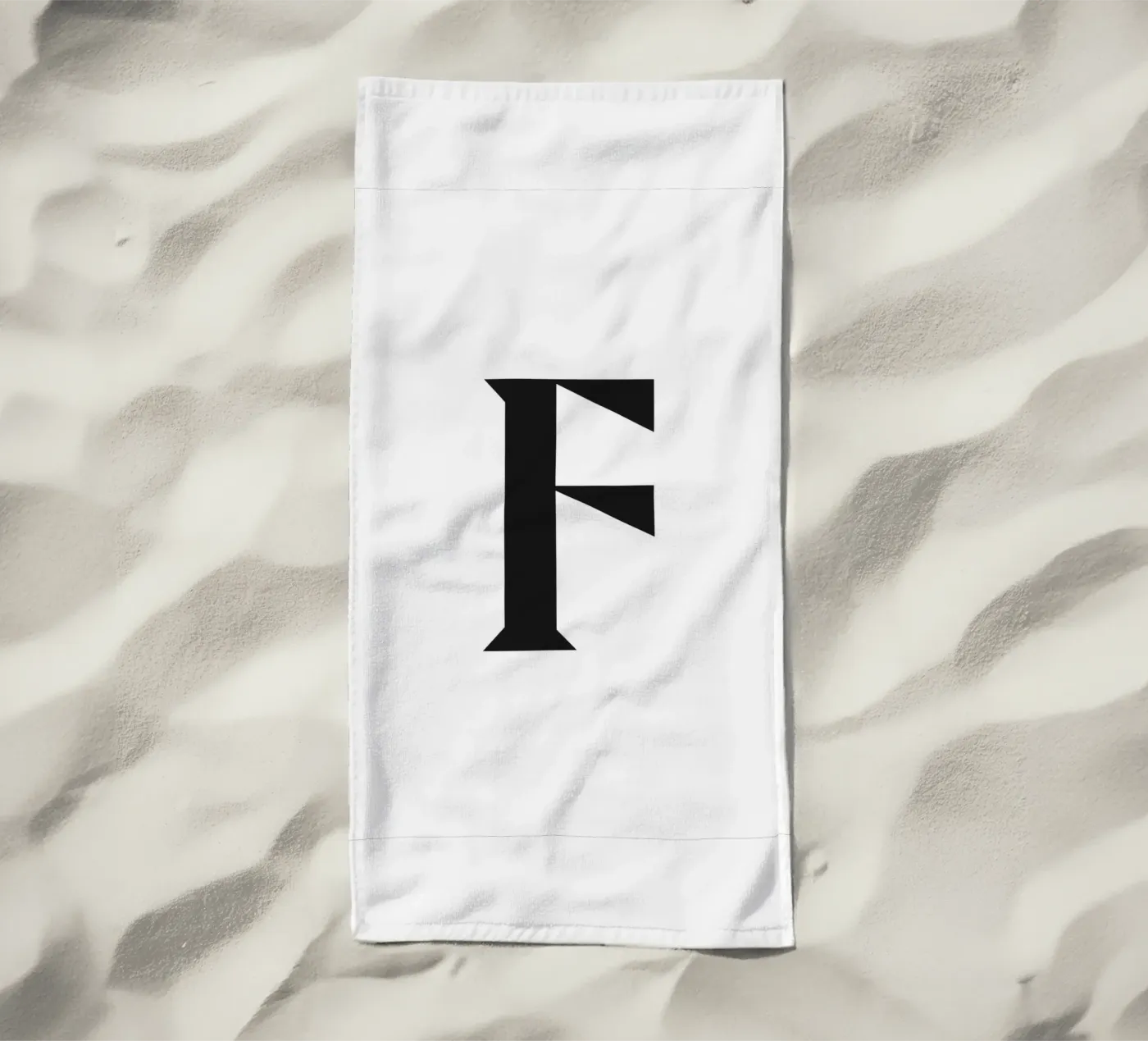 F strandhanddoek van n.4