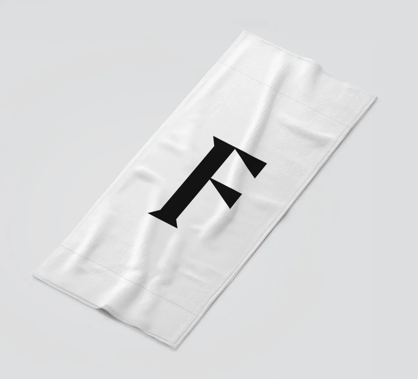 F strandhanddoek van n.4
